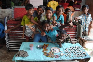 5 - Kids enjoy while selling Diya - Jobra